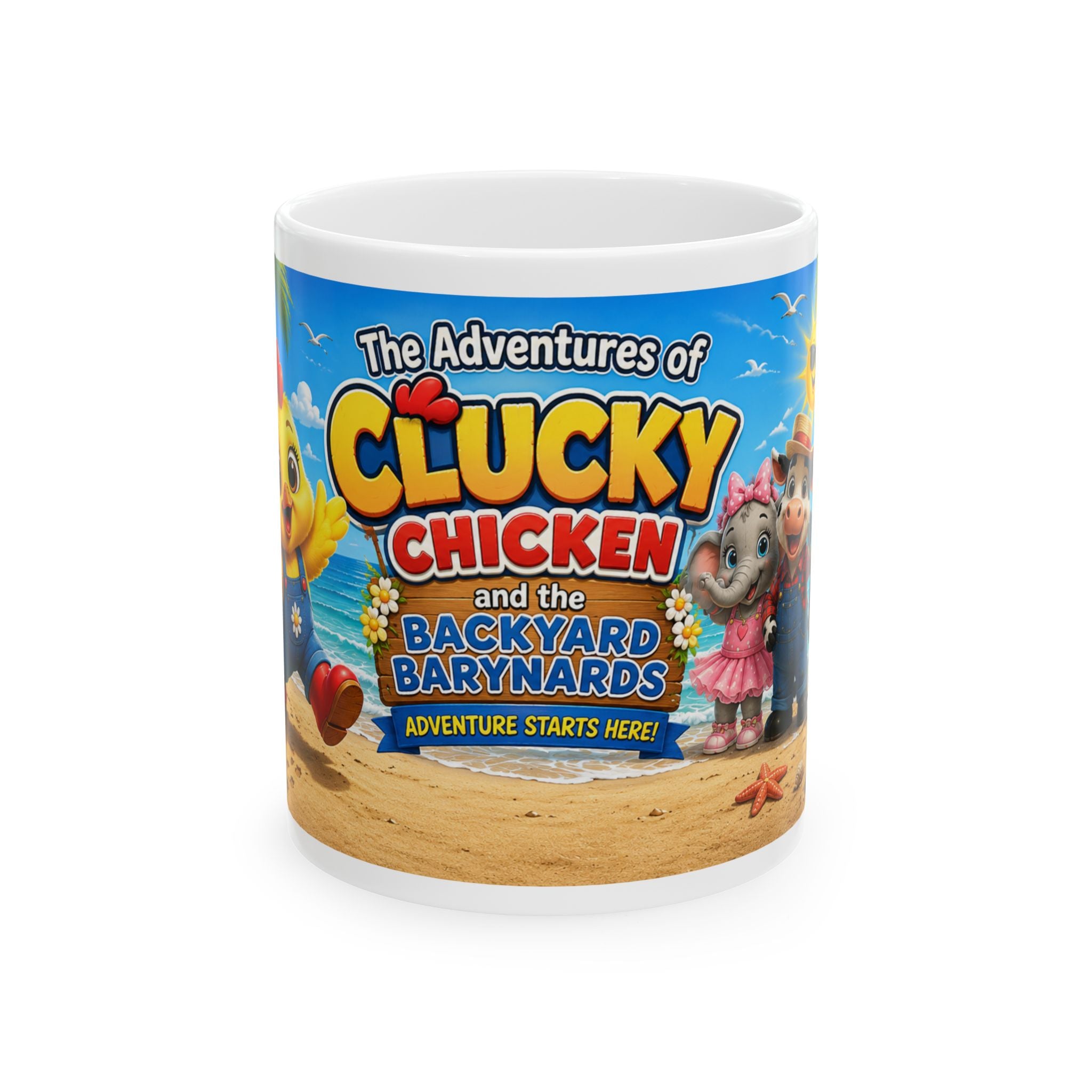 The Adventures of Clucky Chicken & the Backyard Barnyards – Adventure Mug