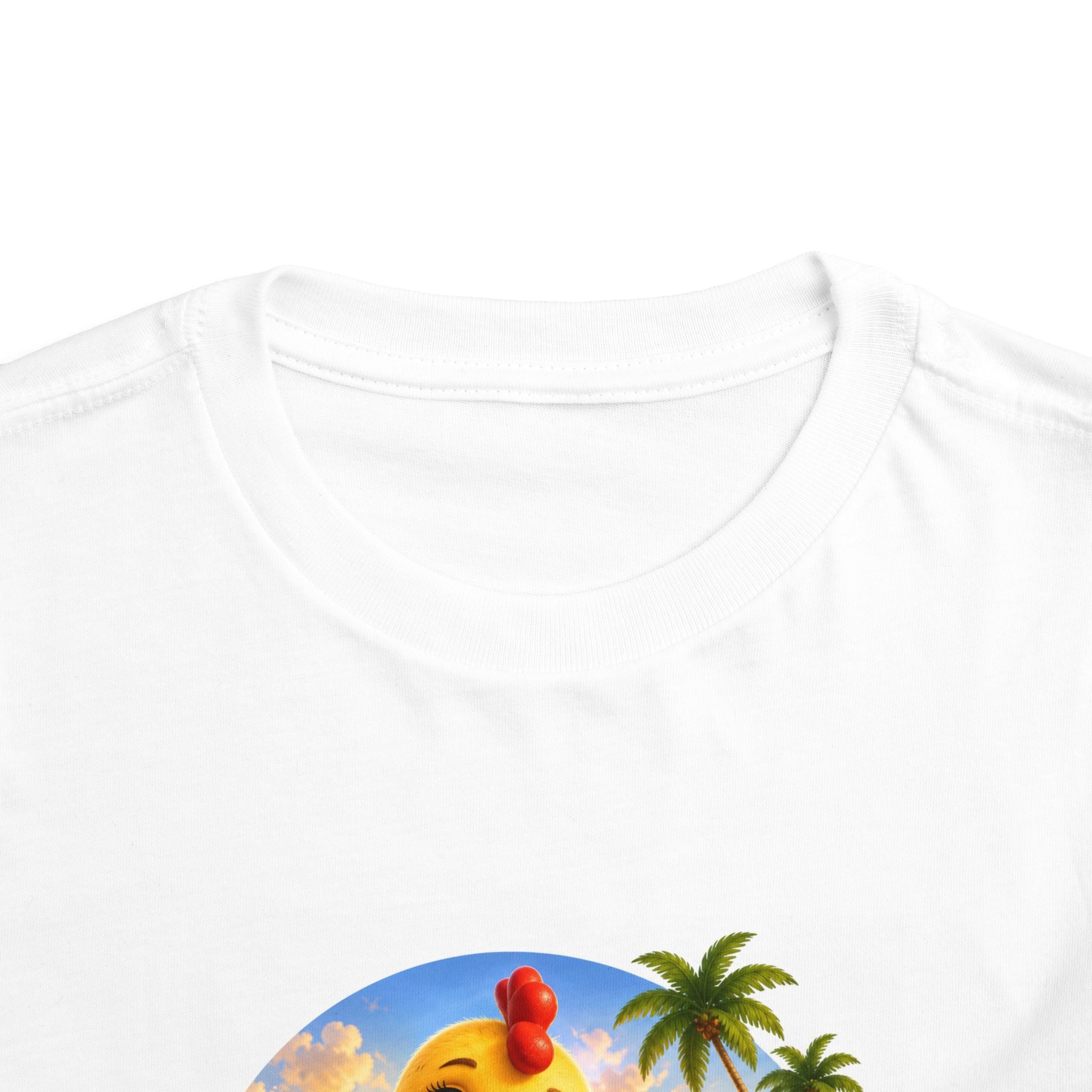 Clucky Chicken Surfing Adventure Toddler T-Shirt