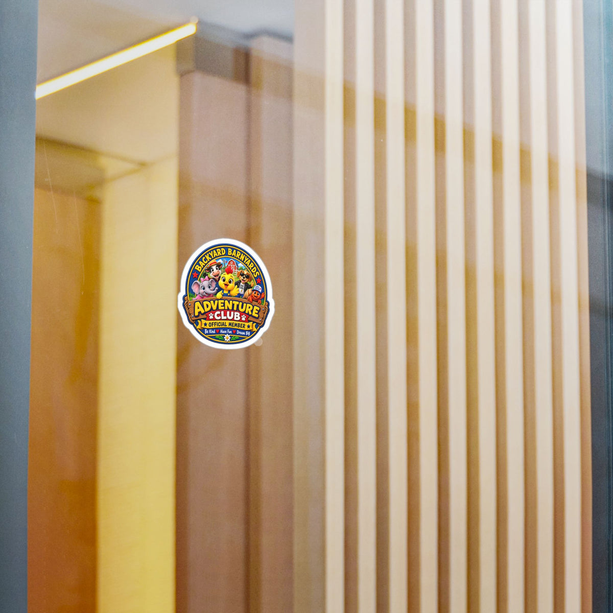 Backyard Barnyards Adventure Club Official Member Sticker
