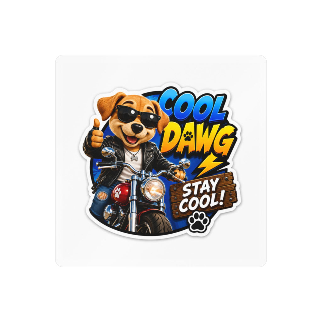 Cool Dawg “Stay Cool!” Motorcycle Vinyl Sticker