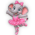 Cupcake the Dancing Elephant Shaped Pillow | Backyard Barnyards Character Pillow | Kids Room Decor