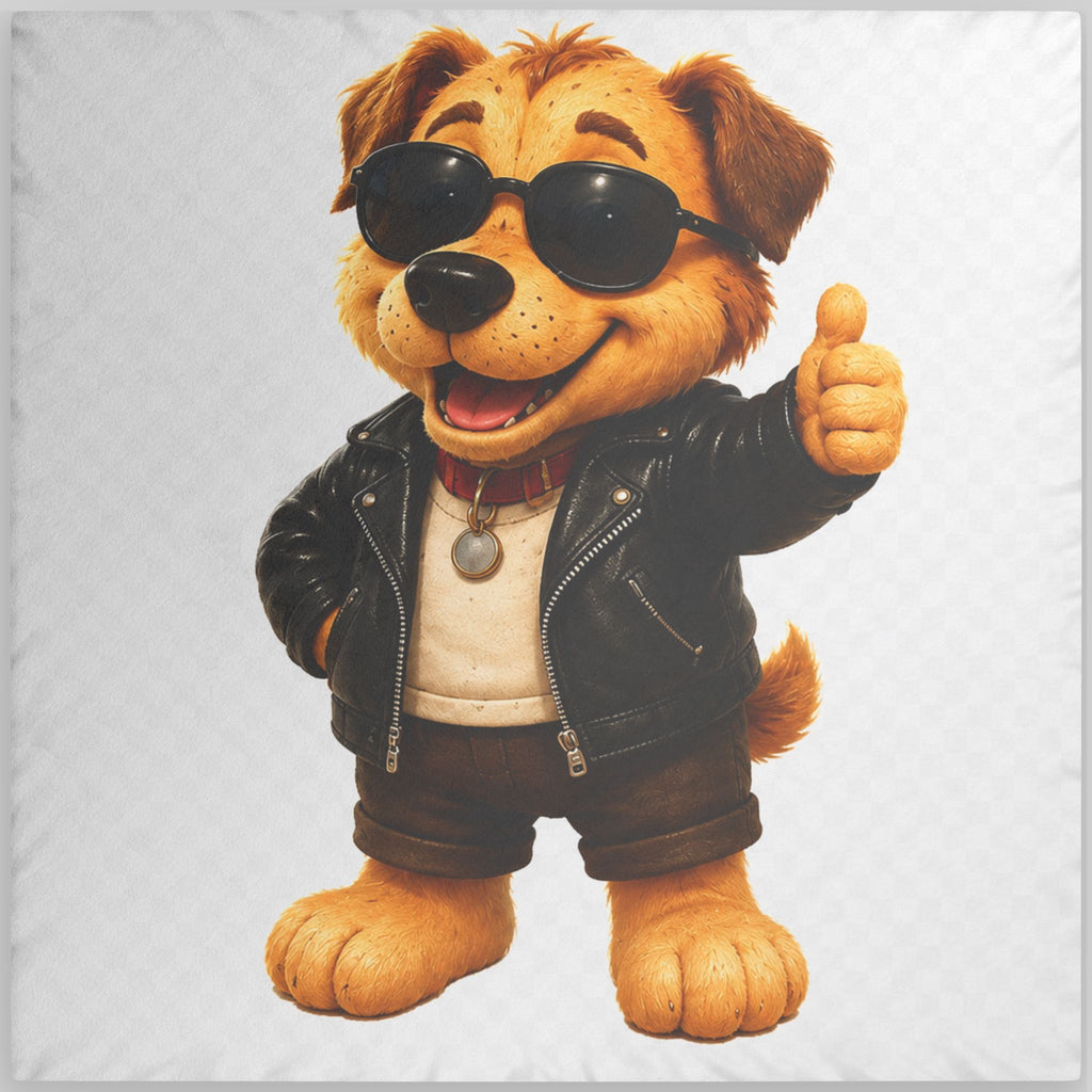 Cool Dawg Shaped Pillow | Backyard Barnyards Character Pillow | Kids Room Decor