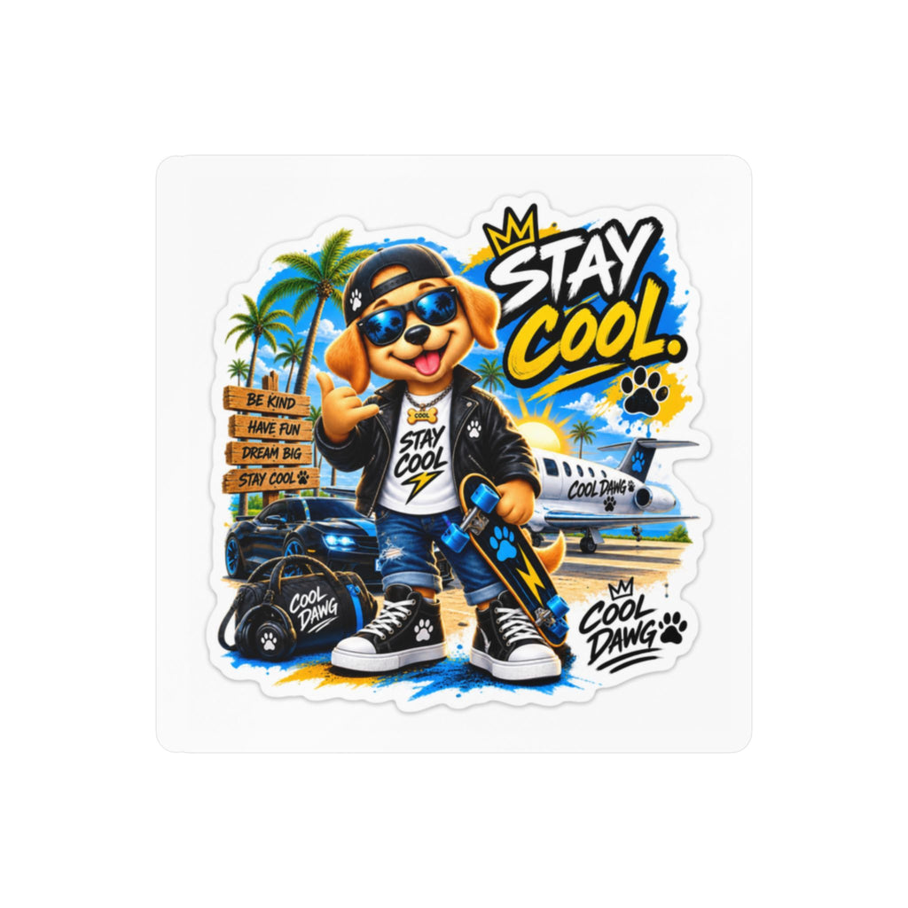 Cool Dawg “Stay Cool” Lifestyle Vinyl Sticker