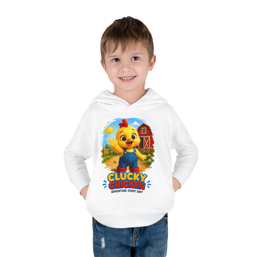 Clucky Chicken Adventure Toddler Hoodie