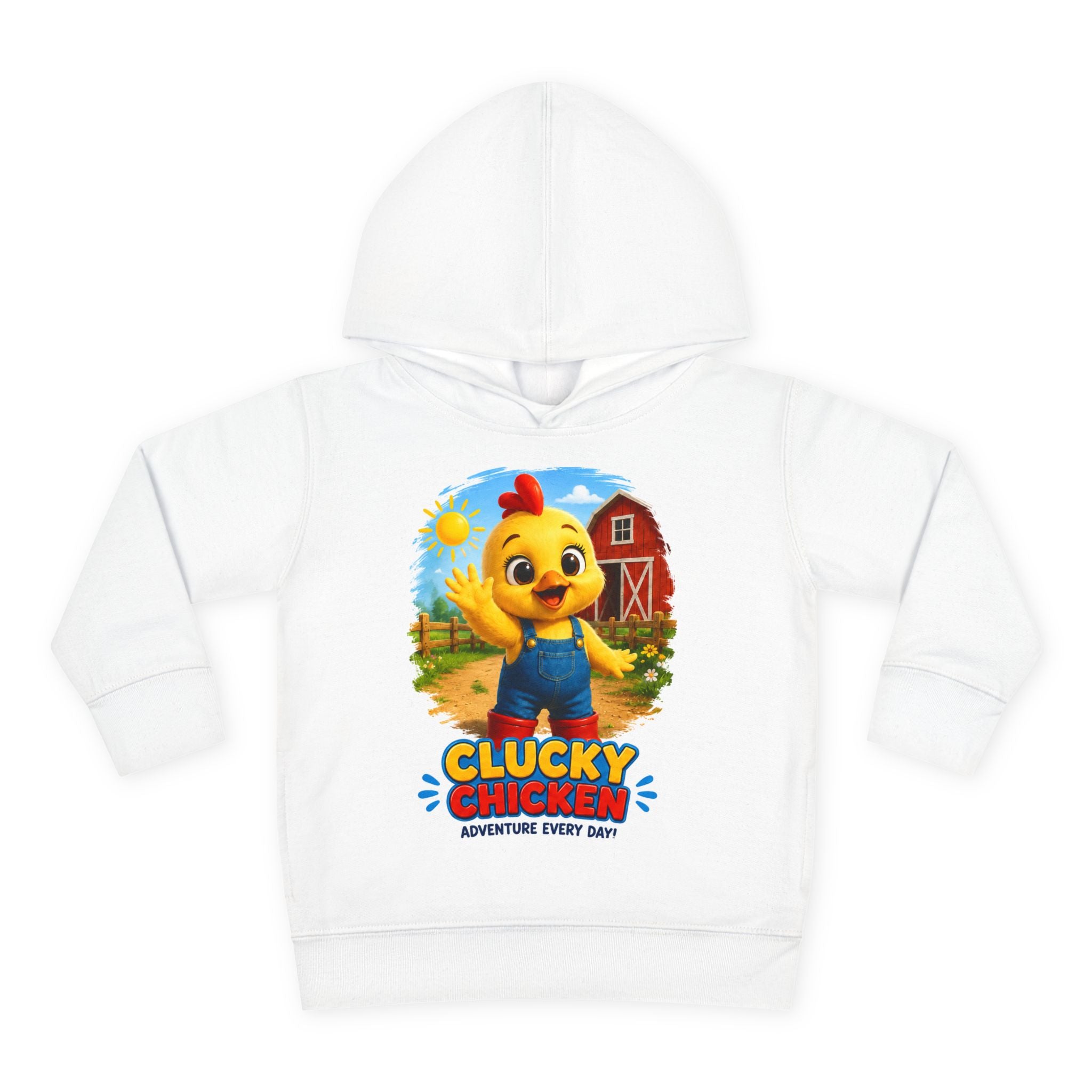 Clucky Chicken Adventure Toddler Hoodie