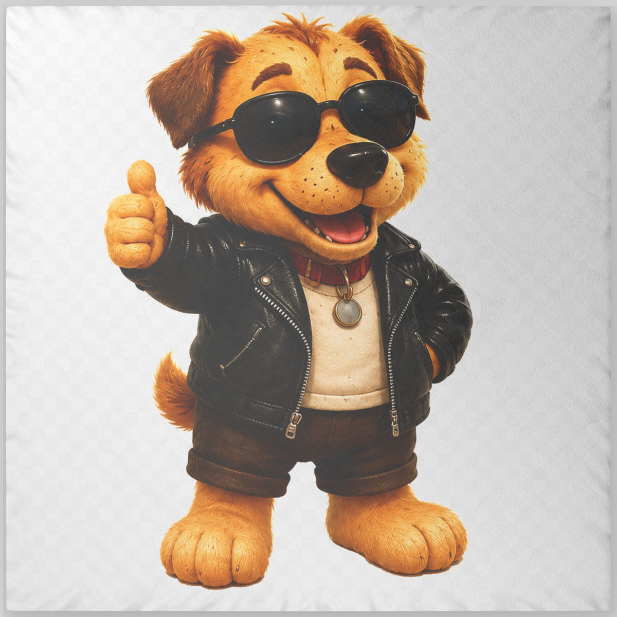 Cool Dawg Shaped Pillow | Backyard Barnyards Character Pillow | Kids Room Decor