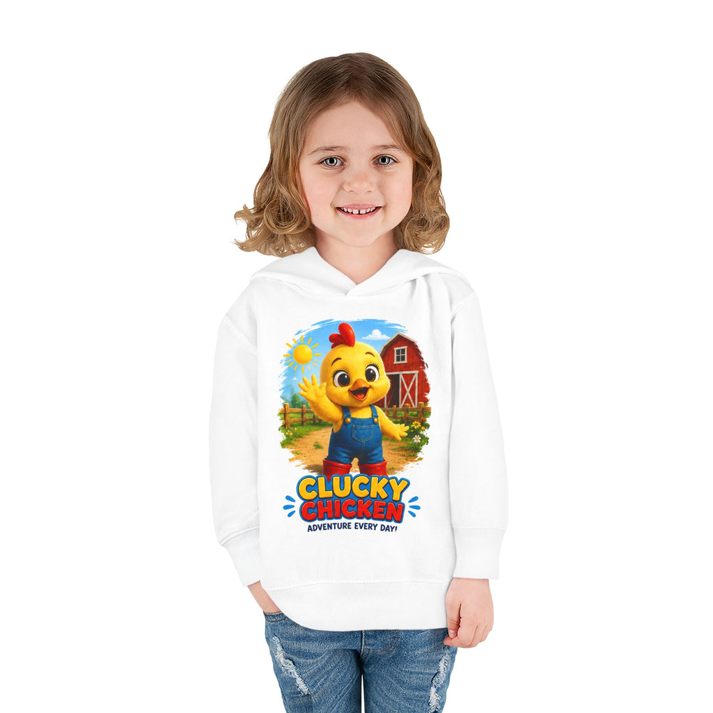 Clucky Chicken Adventure Toddler Hoodie